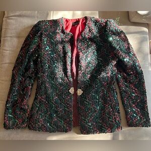 Karen Lawrence shimmer jacket.